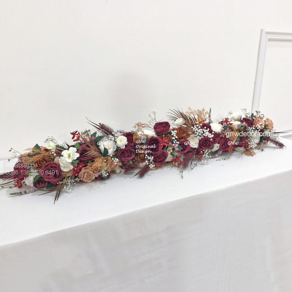 Artificial flower garland