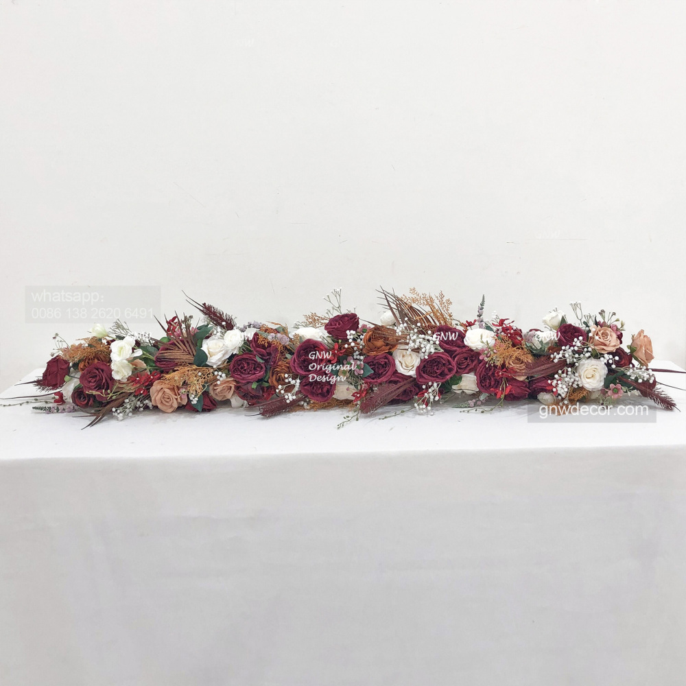 Artificial flower garland