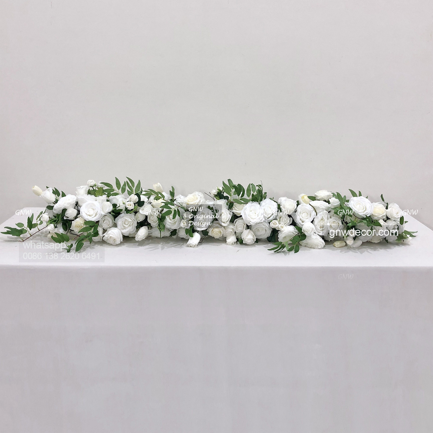 Artificial flower garland