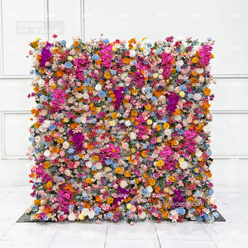 Artificial flower wall 8ft x 8ft