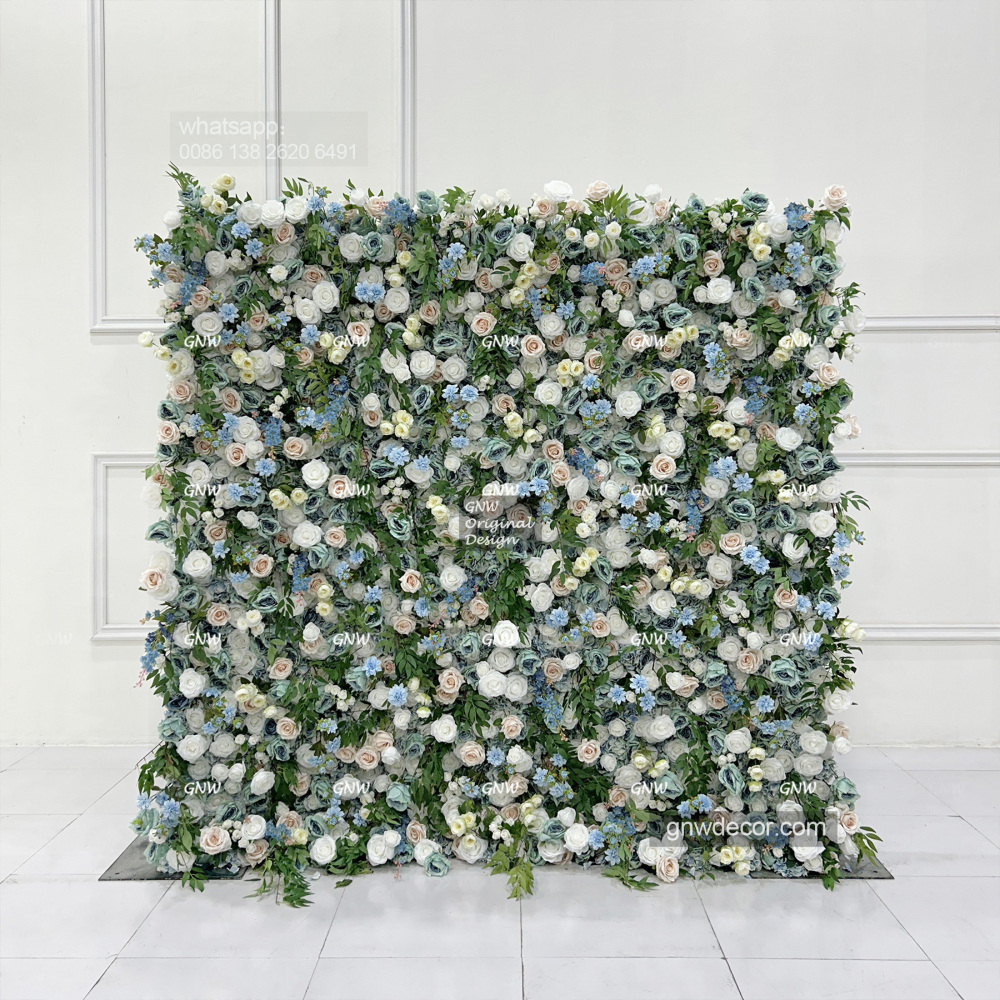 Artificial flower wall 8ft x 8ft