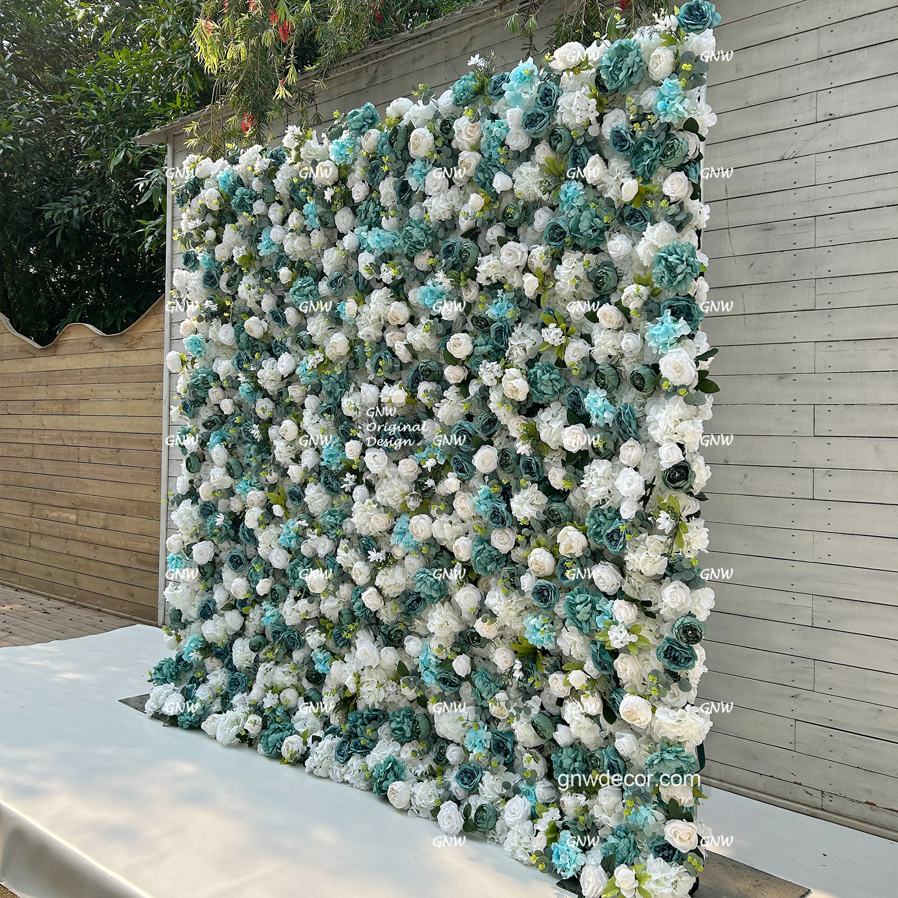 Artificial flower wall 8ft x 8ft