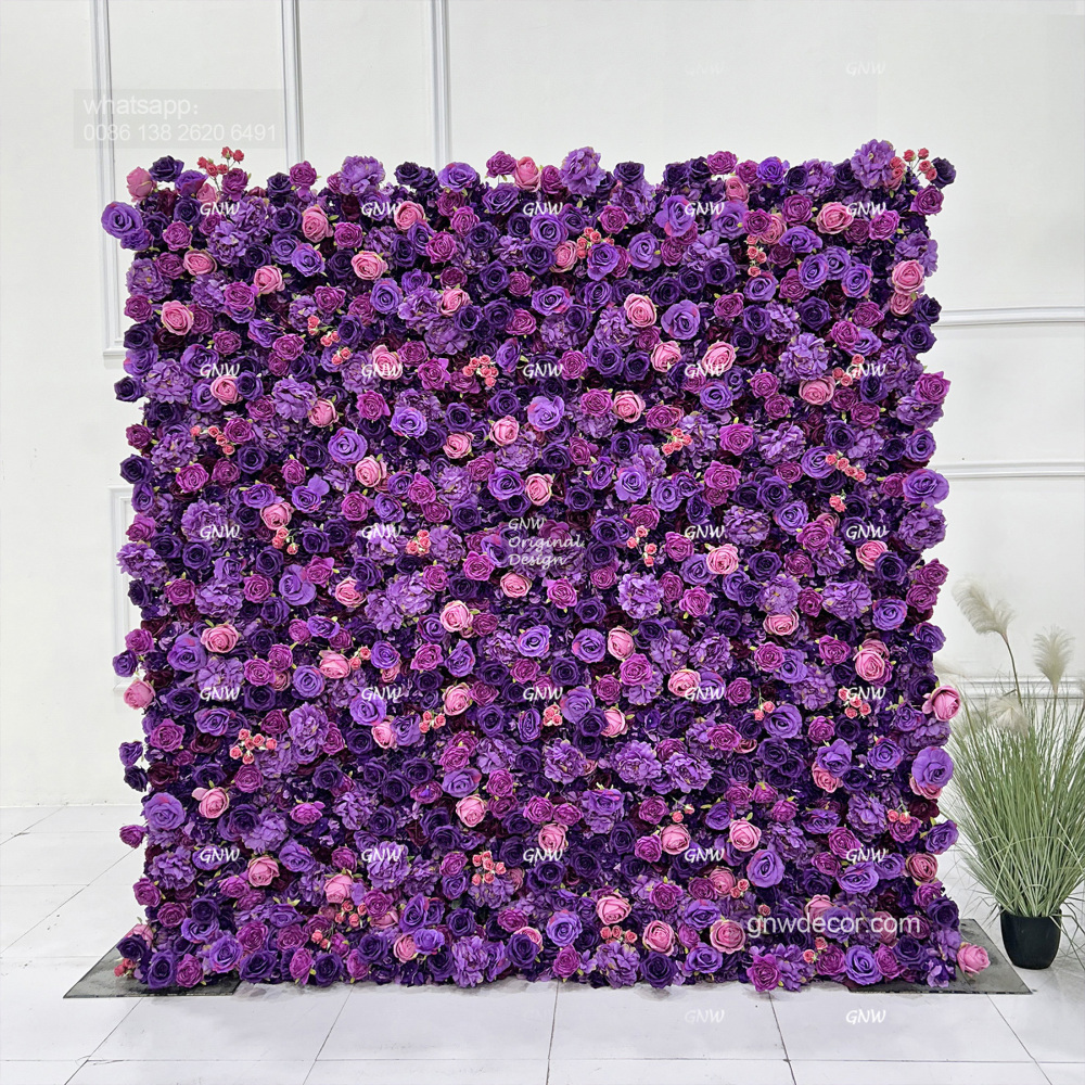 Artificial flower wall 8ft x 8ft