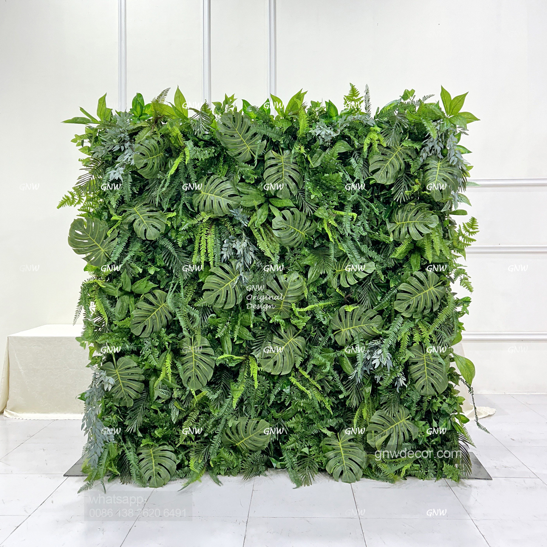 Artificial flower wall 8ft x 8ft