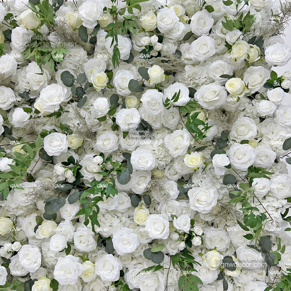 Artificial flower wall 8ft x 8ft