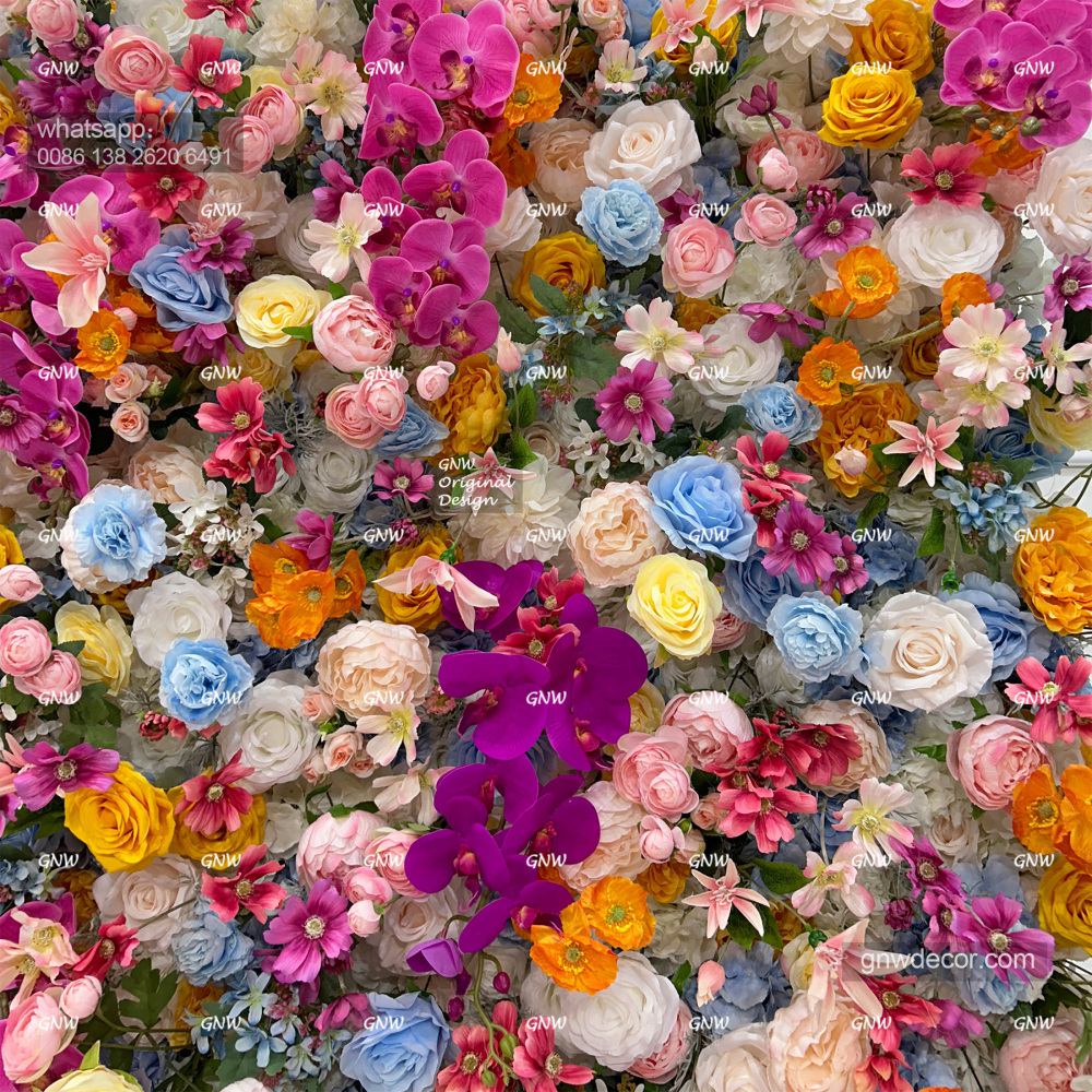 Artificial flower wall 8ft x 8ft