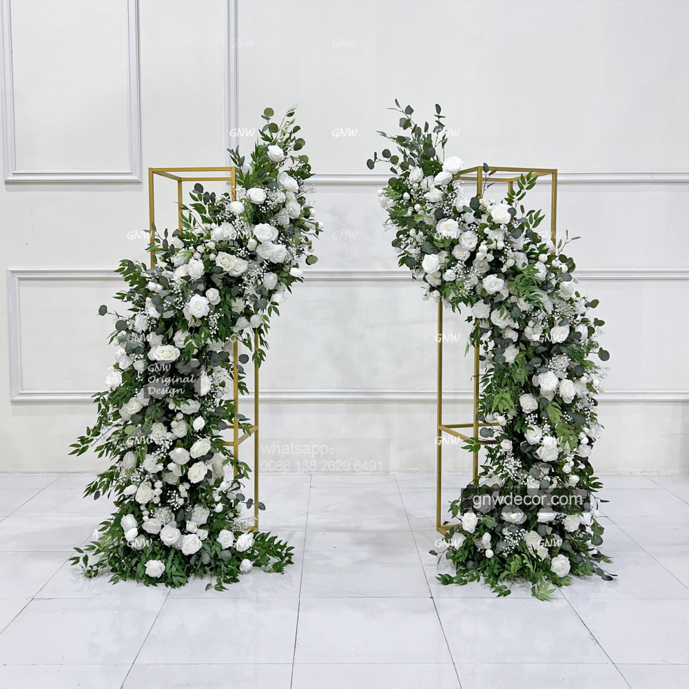 Artificial flower arch : 11 pillars