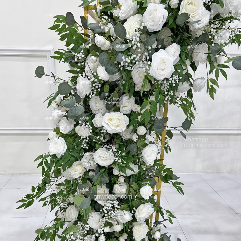 Artificial flower arch : 11 pillars