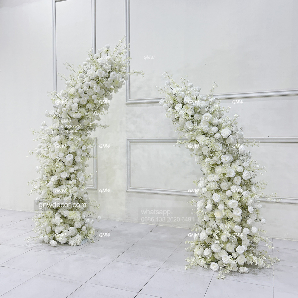 Artificial flower arch : 11 pillars