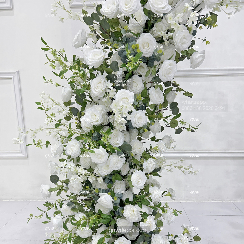 Artificial flower arch : 11 pillars