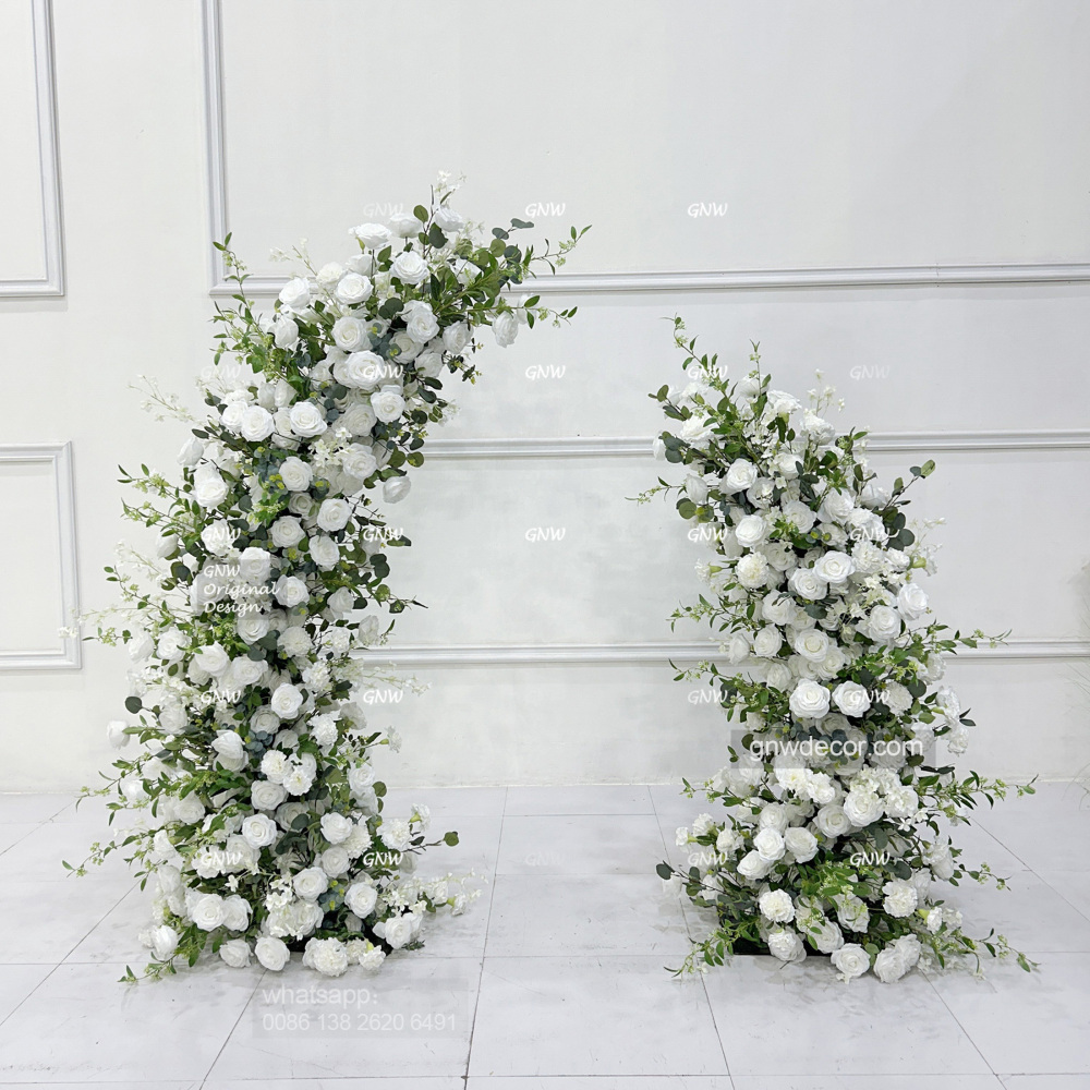 Artificial flower arch : 11 pillars