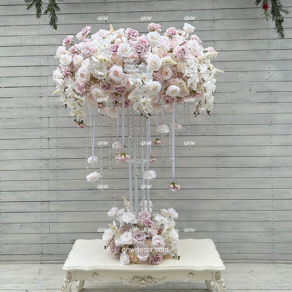 Artificial flower table centerpieces