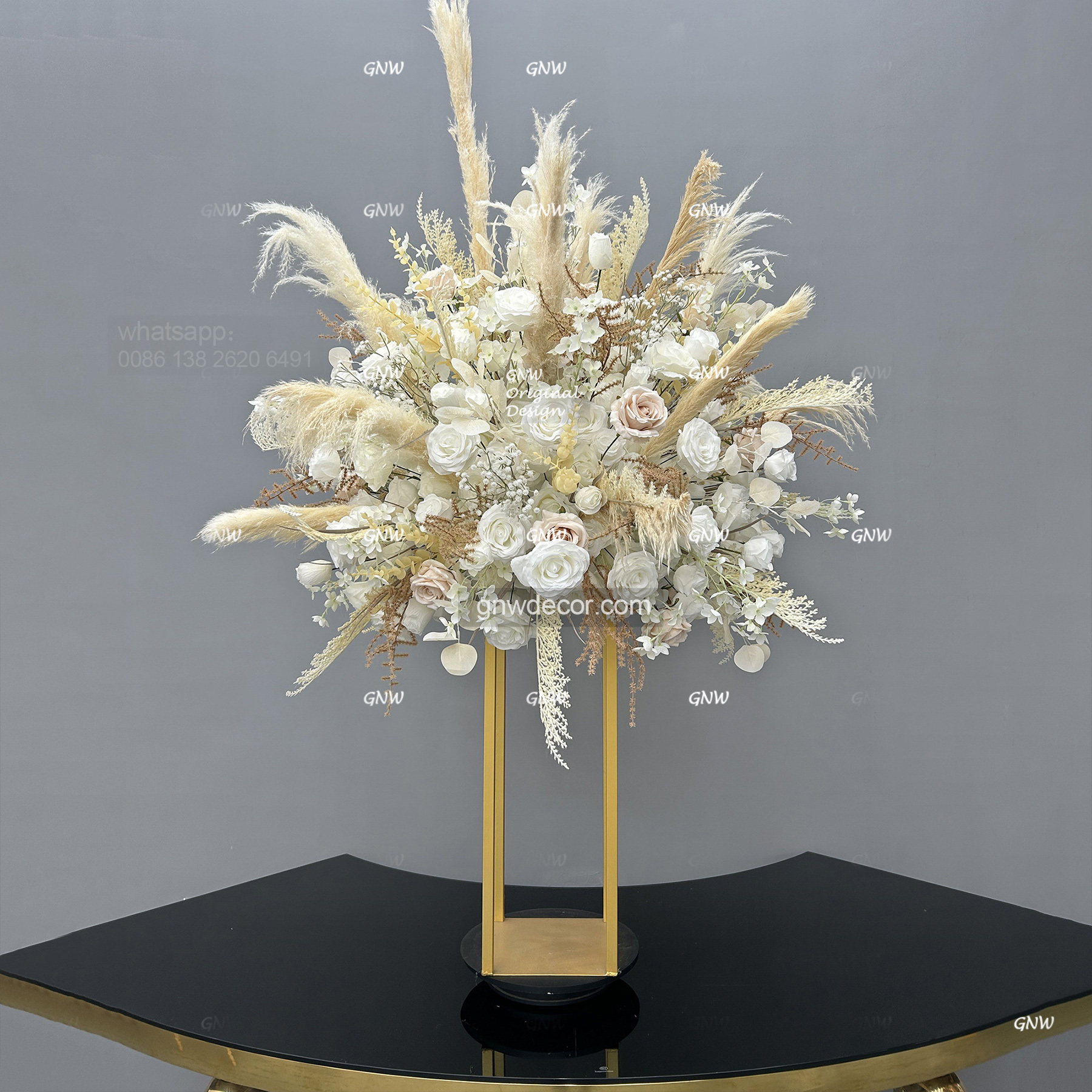 Artificial flower table centerpieces ball 34''