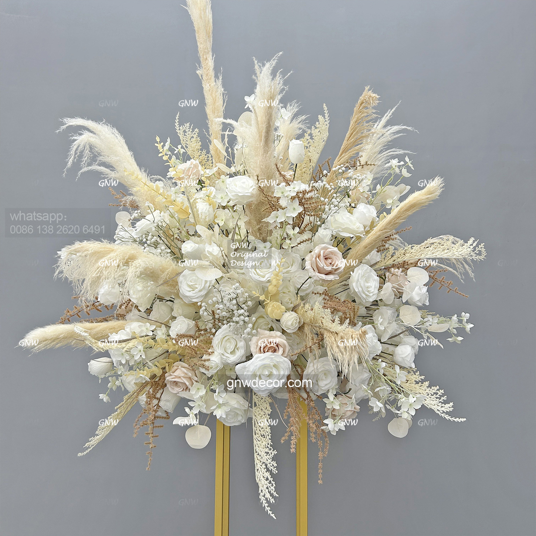 Artificial flower table centerpieces ball 34''