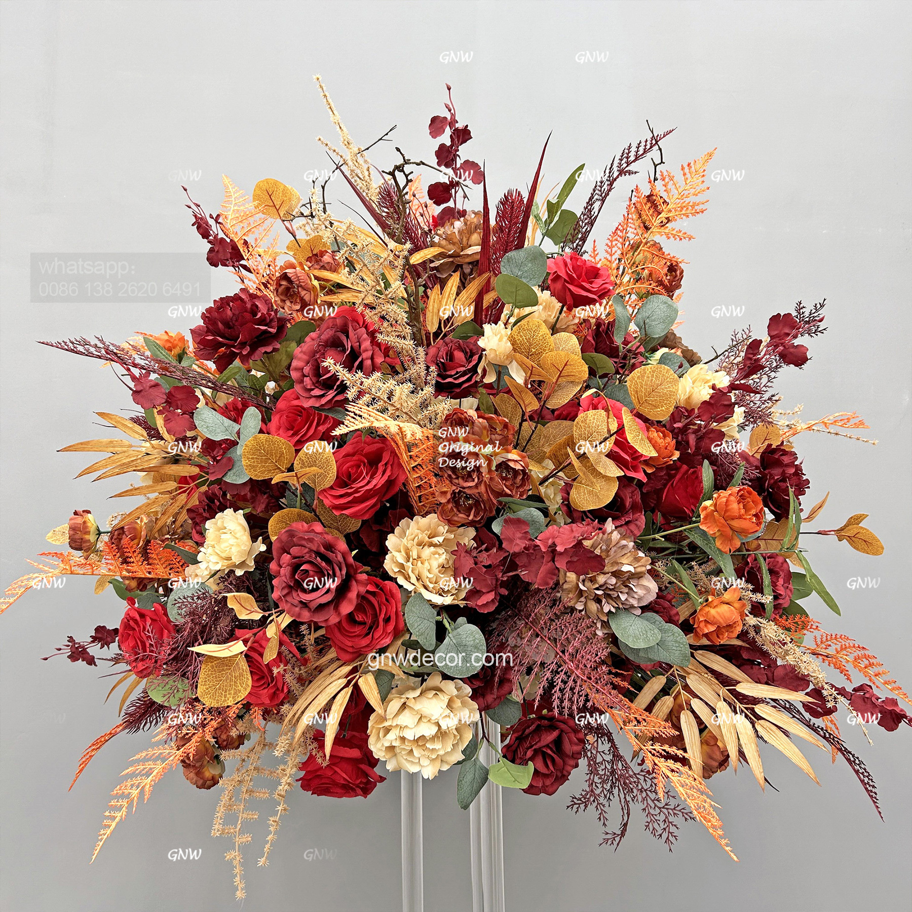 Artificial flower table centerpieces ball 34''