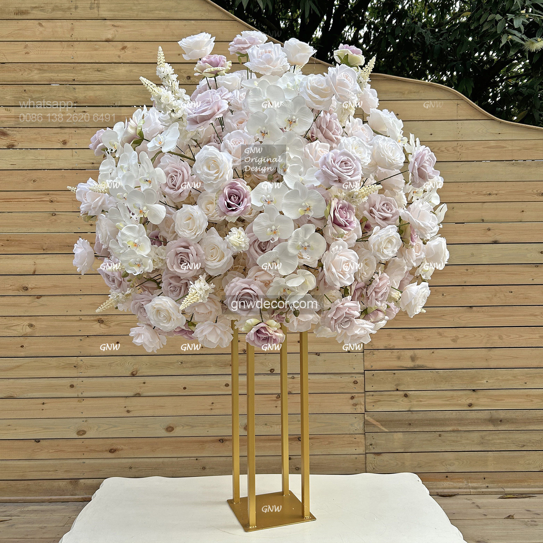 Artificial flower table centerpieces ball 40''