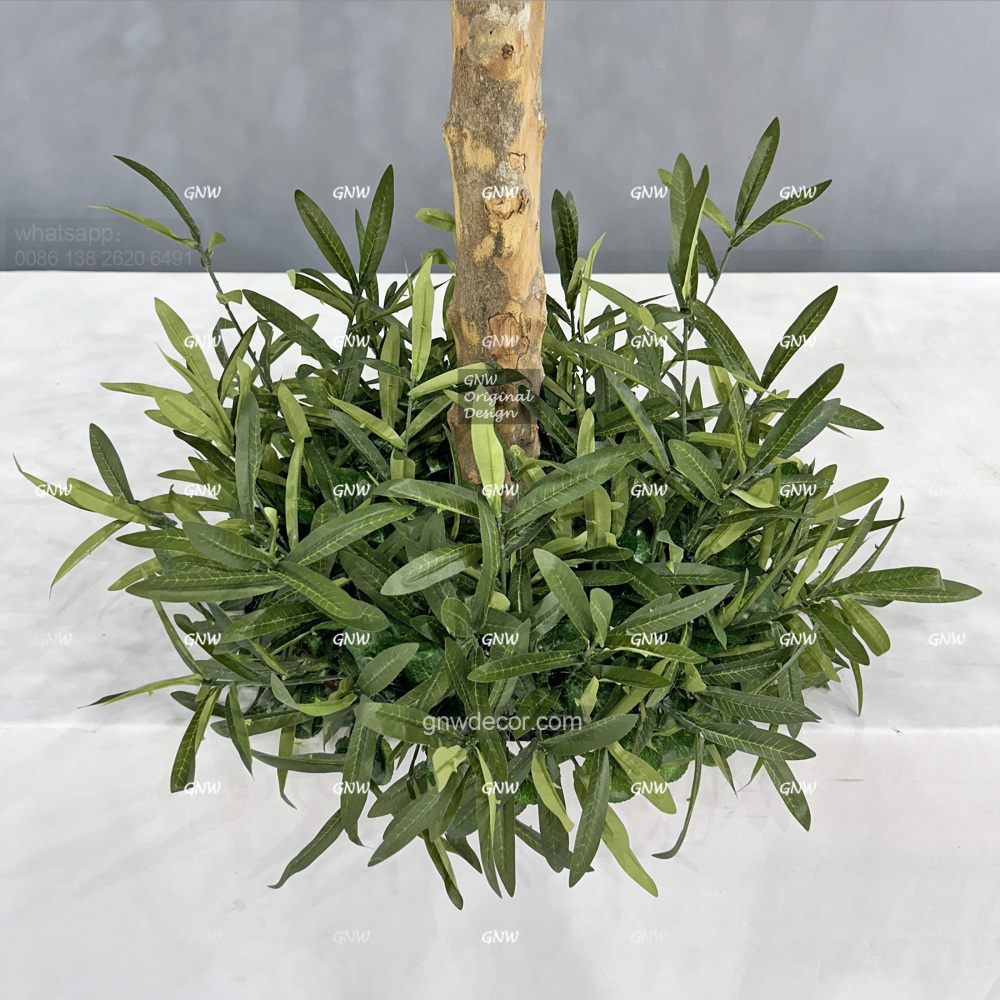 Artificial flower tree for table centerpiece
