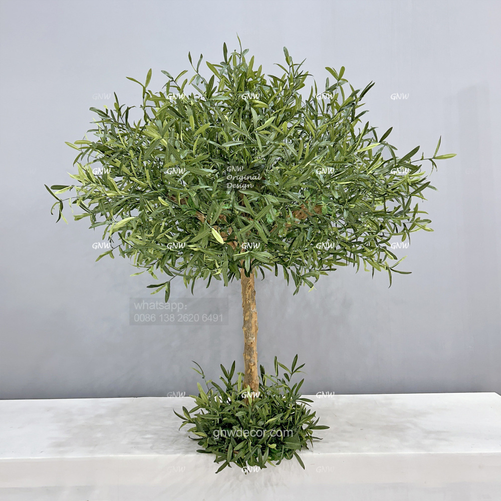 Artificial flower tree for table centerpiece