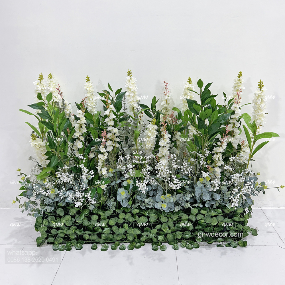 Artificial flower walkway
