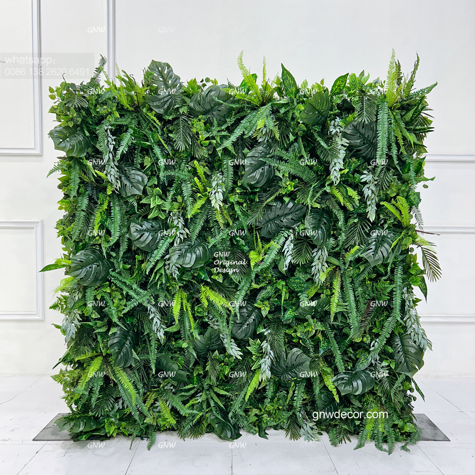 Artificial flower wall 8ft x 8ft