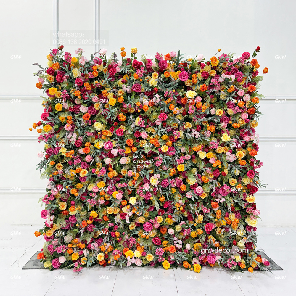 Artificial flower wall 8ft x 8ft