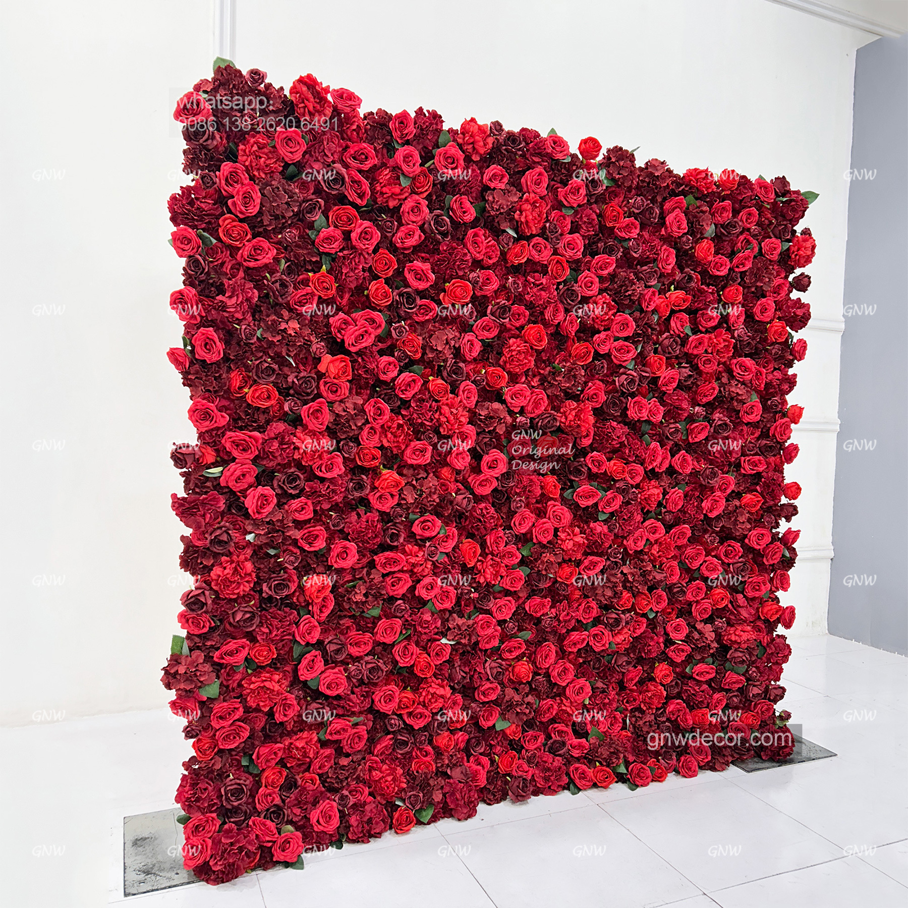 Artificial flower wall 8ft x 8ft