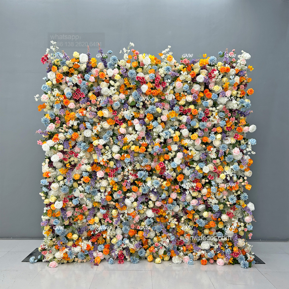 Artificial flower wall 8ft x 8ft