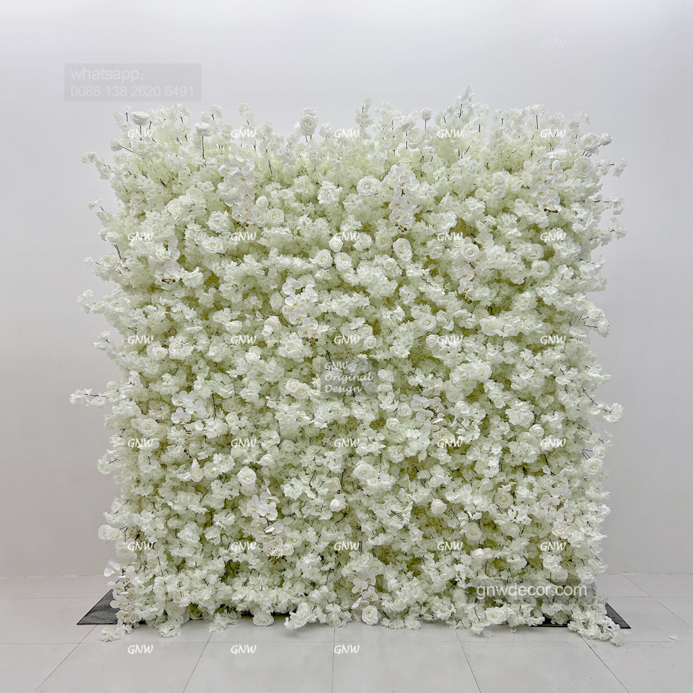 Artificial flower wall 8ft x 8ft