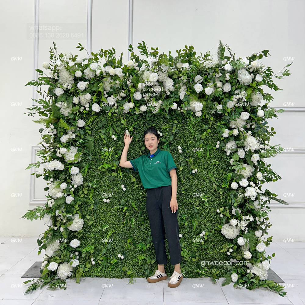 Artificial flower wall 8ft x 8ft