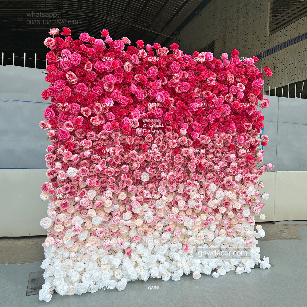 Artificial flower wall 8ft x 8ft