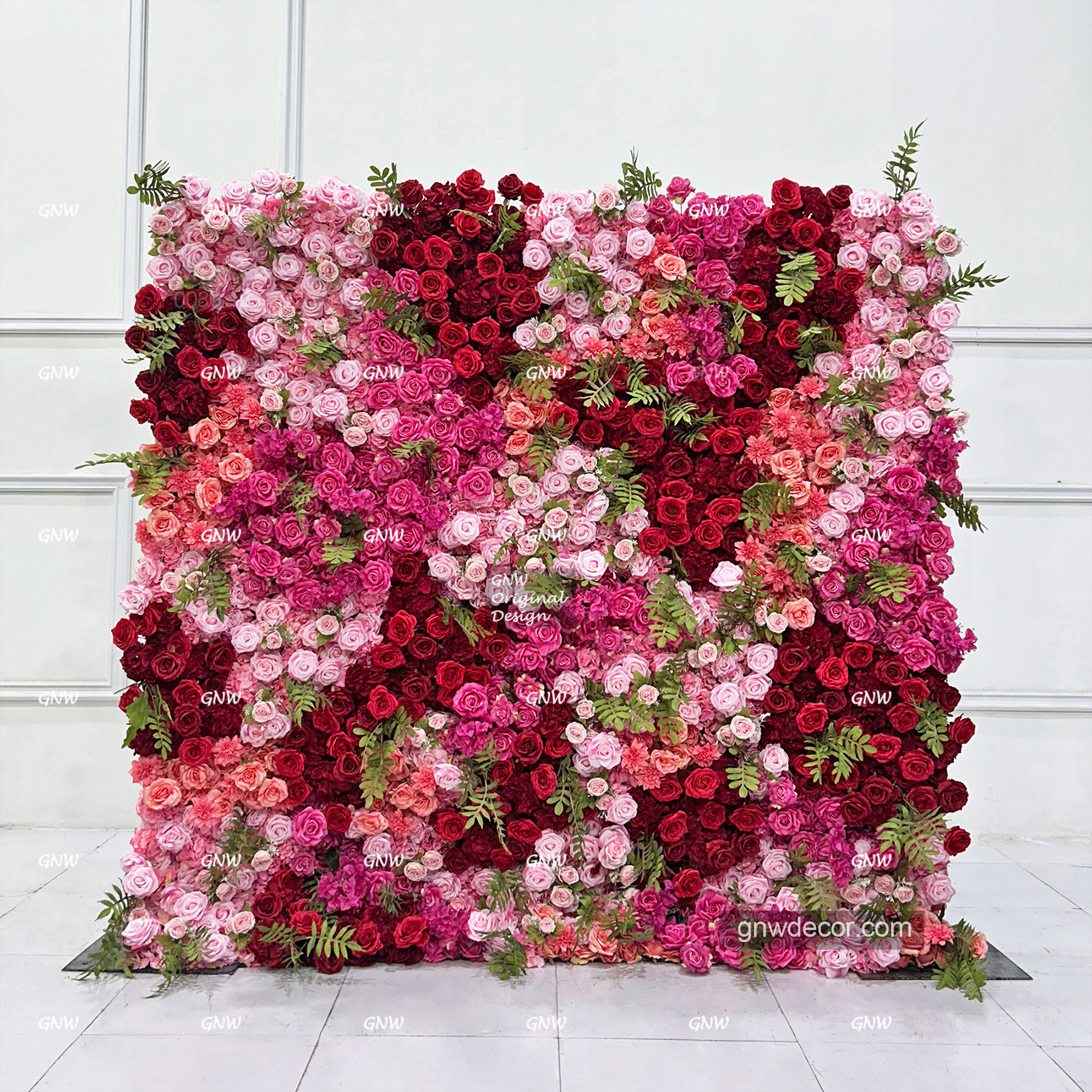 Artificial flower wall 8ft x 8ft