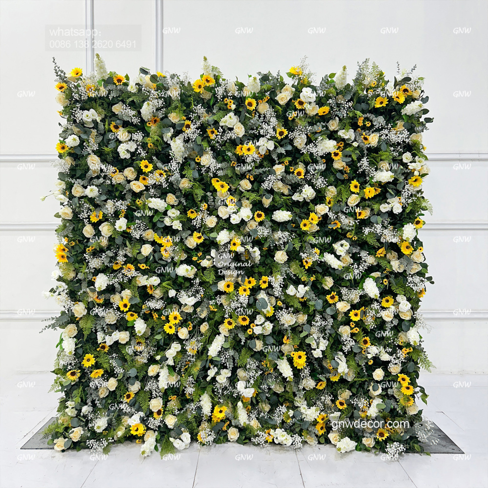 Artificial flower wall 8ft x 8ft
