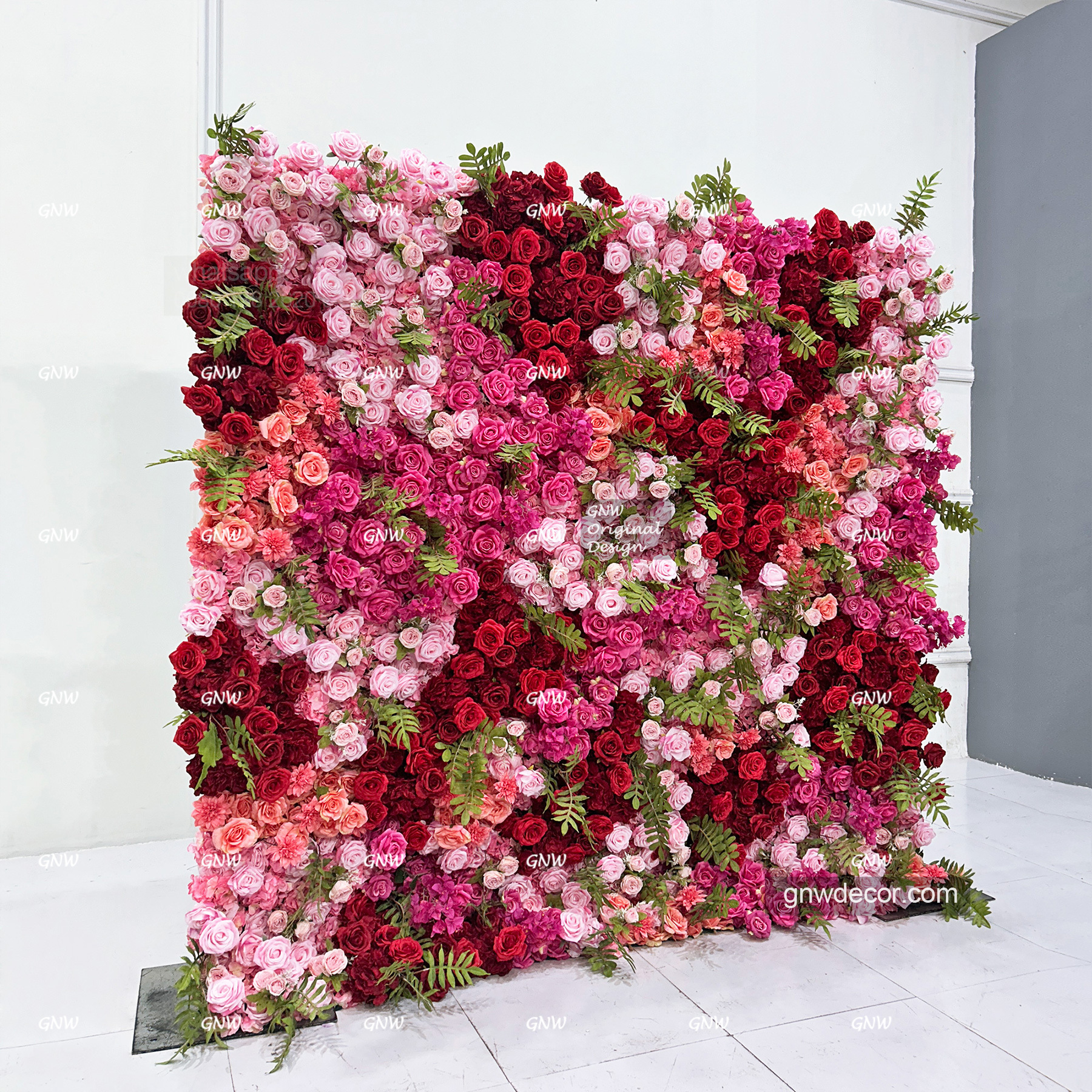 Artificial flower wall 8ft x 8ft