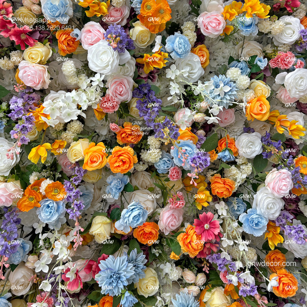 Artificial flower wall 8ft x 8ft