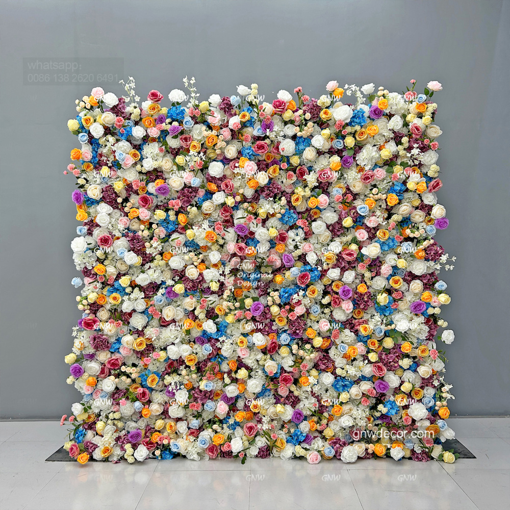 Artificial flower wall 8ft x 8ft