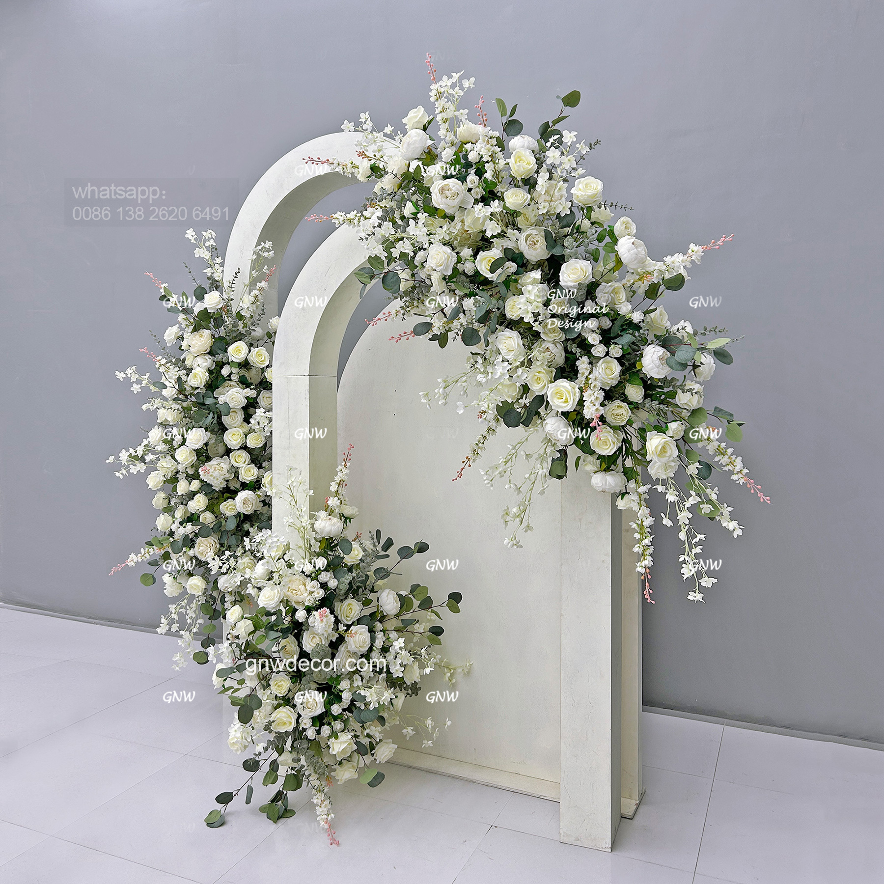 Artificial flower arch : other shape