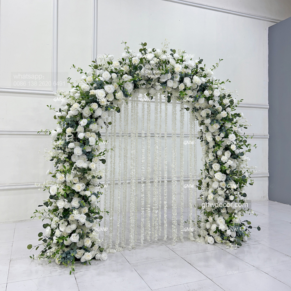 Artificial flower arch : n shape