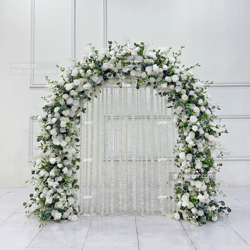 Artificial flower arch : n shape