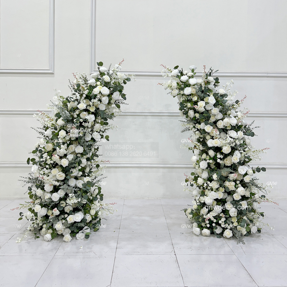 Artificial flower arch : 11 pillars