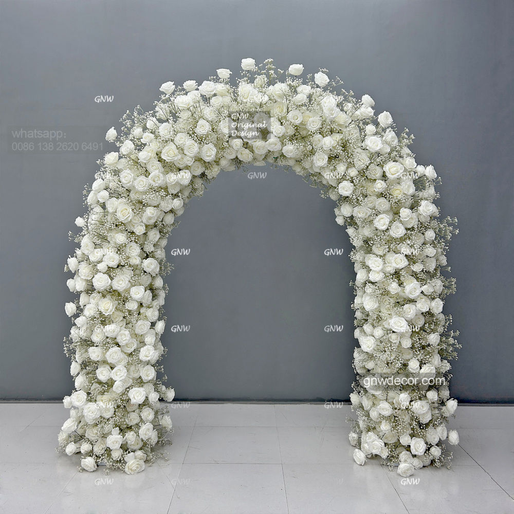 Artificial flower arch : n shape