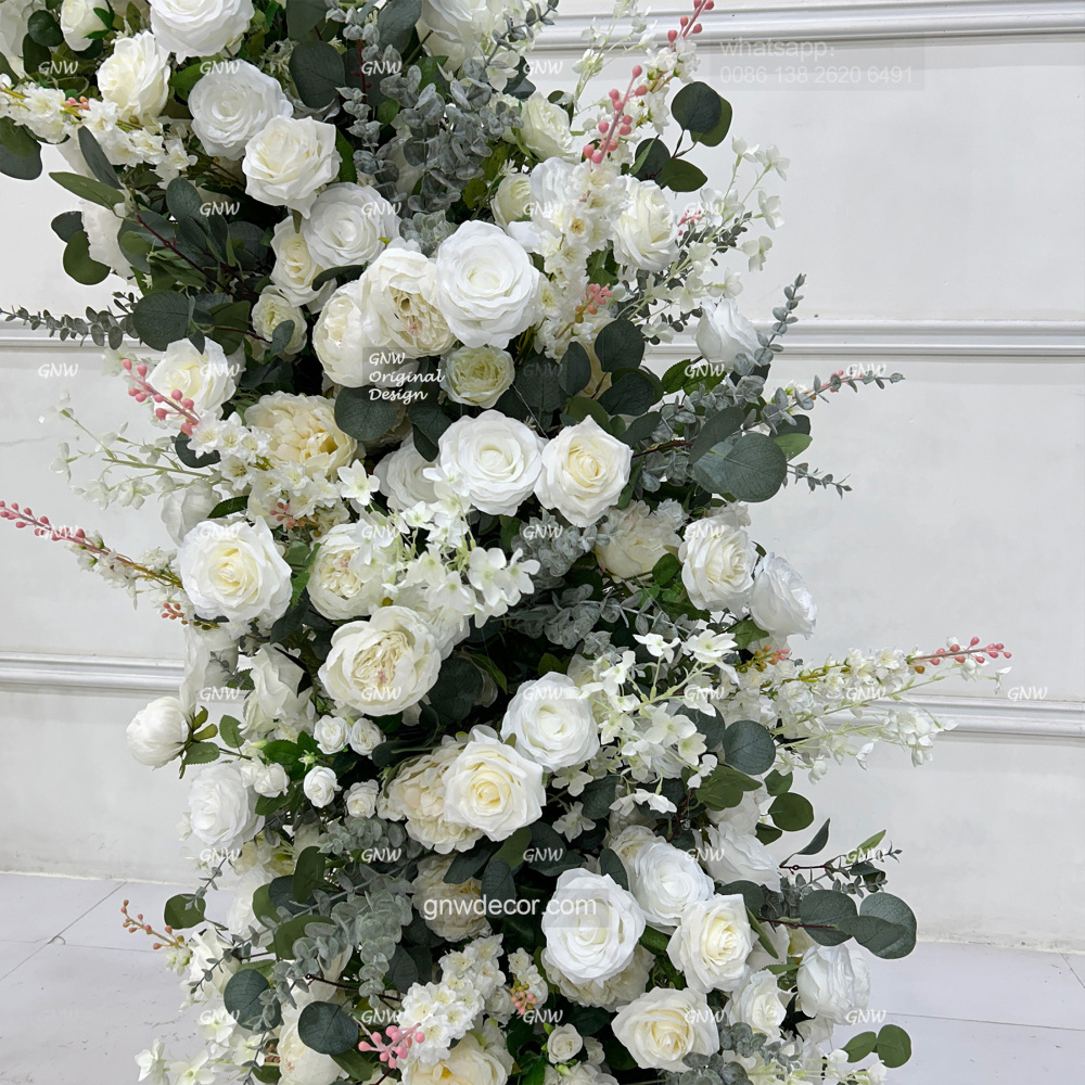Artificial flower arch : 11 pillars