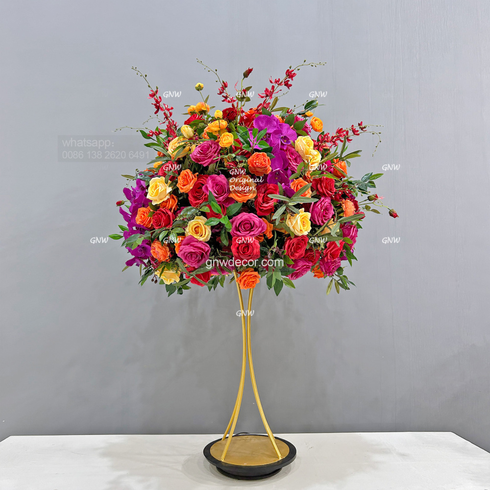 Artificial flower table centerpieces ball 34''