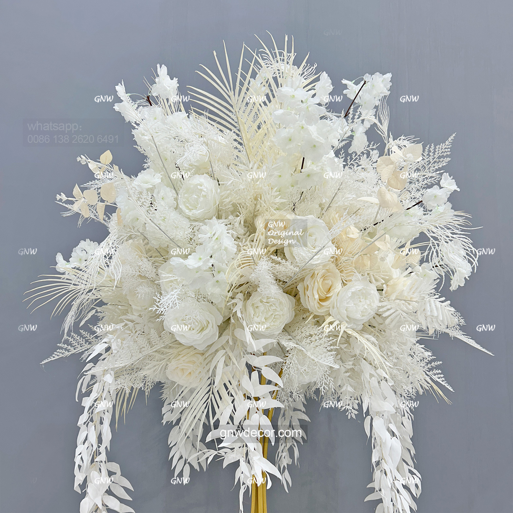 Artificial flower table centerpieces ball 30''