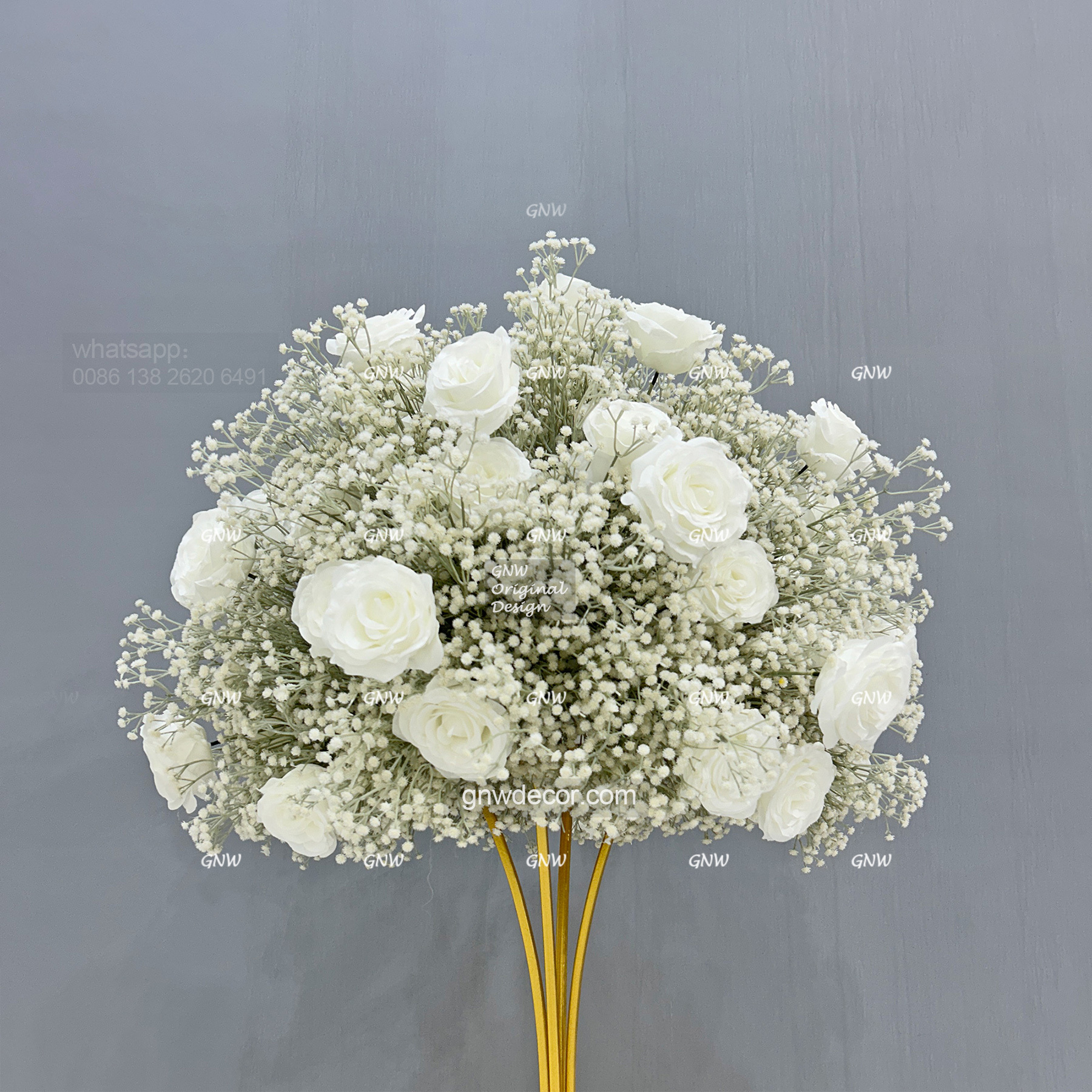 Artificial flower table centerpieces ball 30''