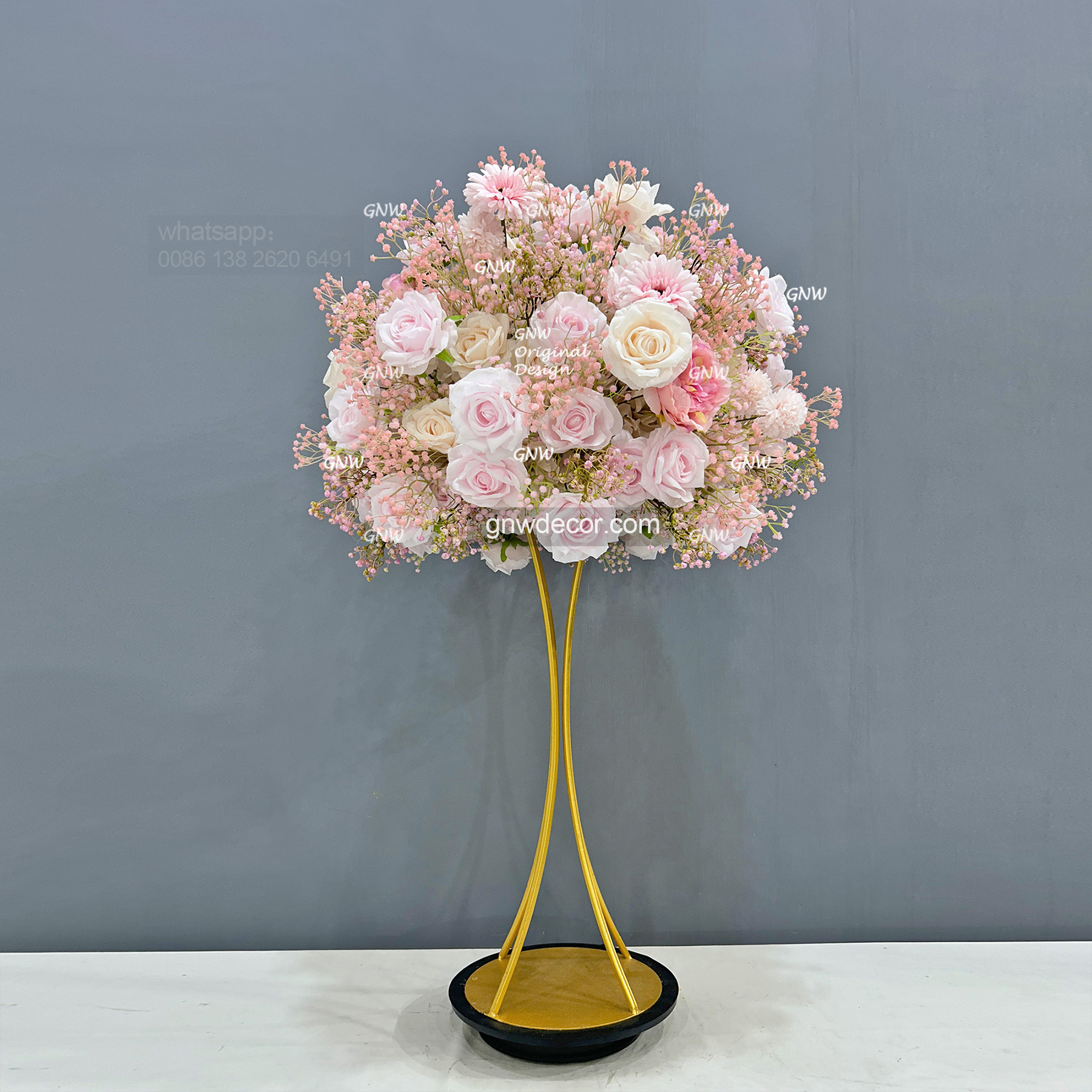 Artificial flower table centerpieces ball 30''