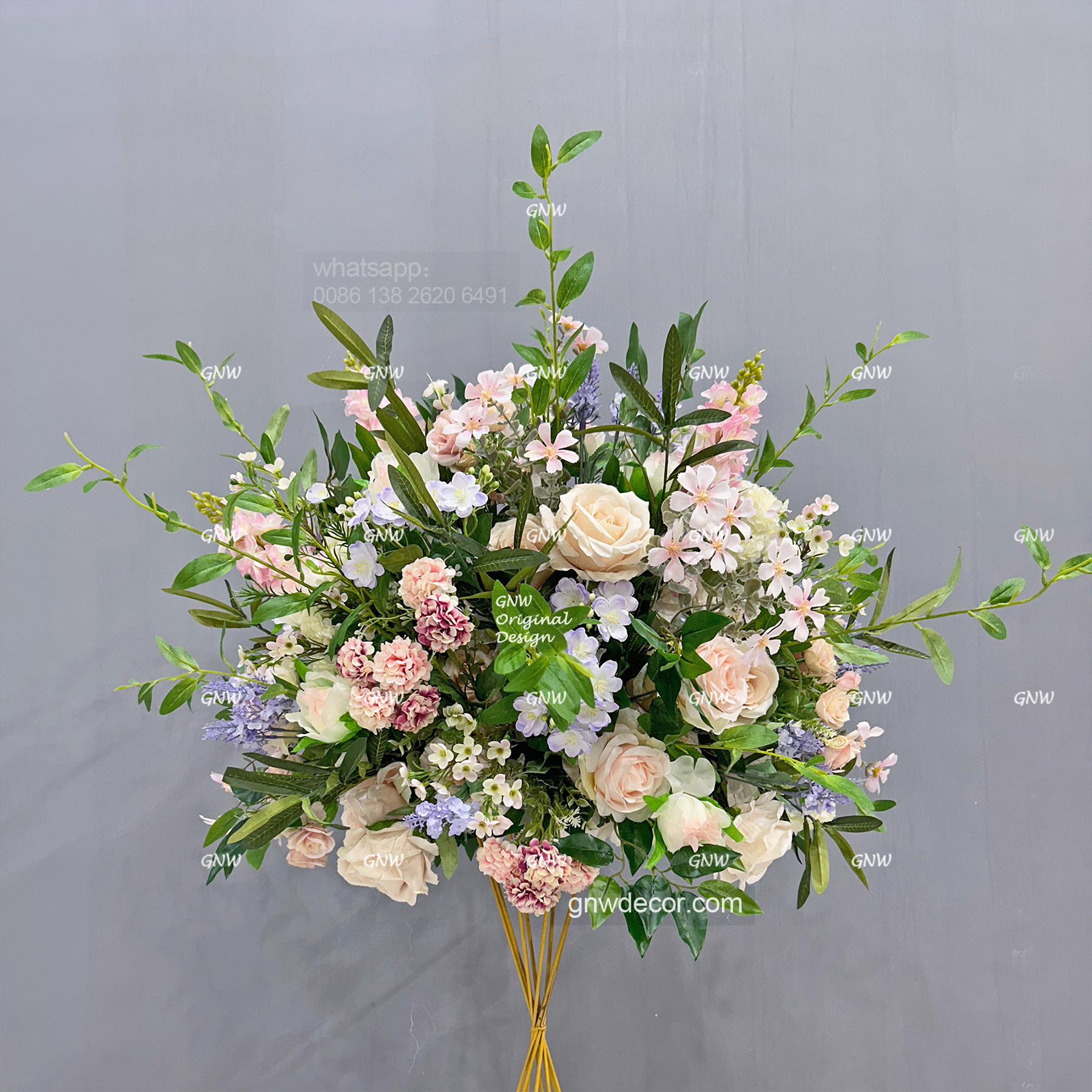 Artificial flower table centerpieces ball  22''