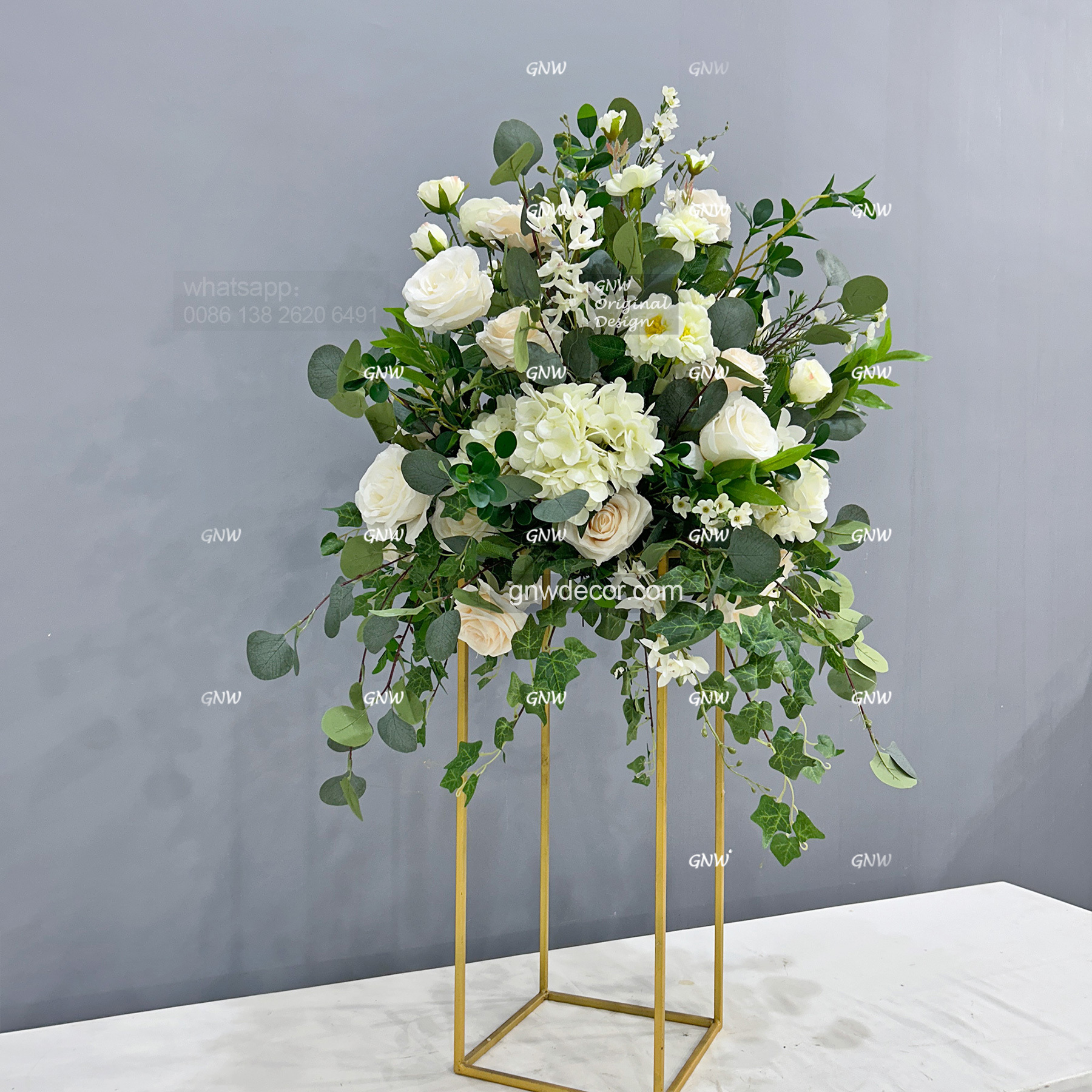 Artificial flower table centerpieces ball  18''
