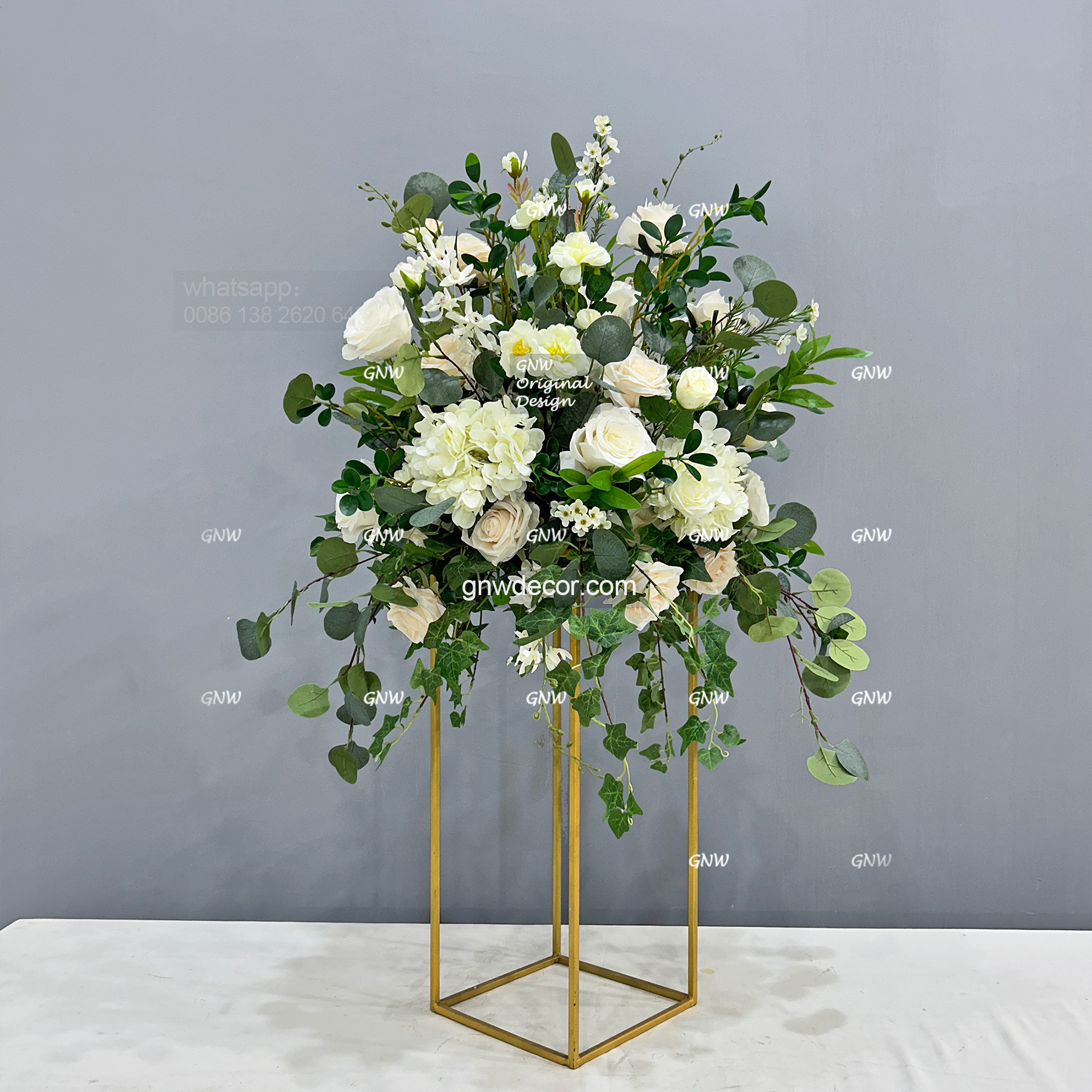 Artificial flower table centerpieces ball  18''