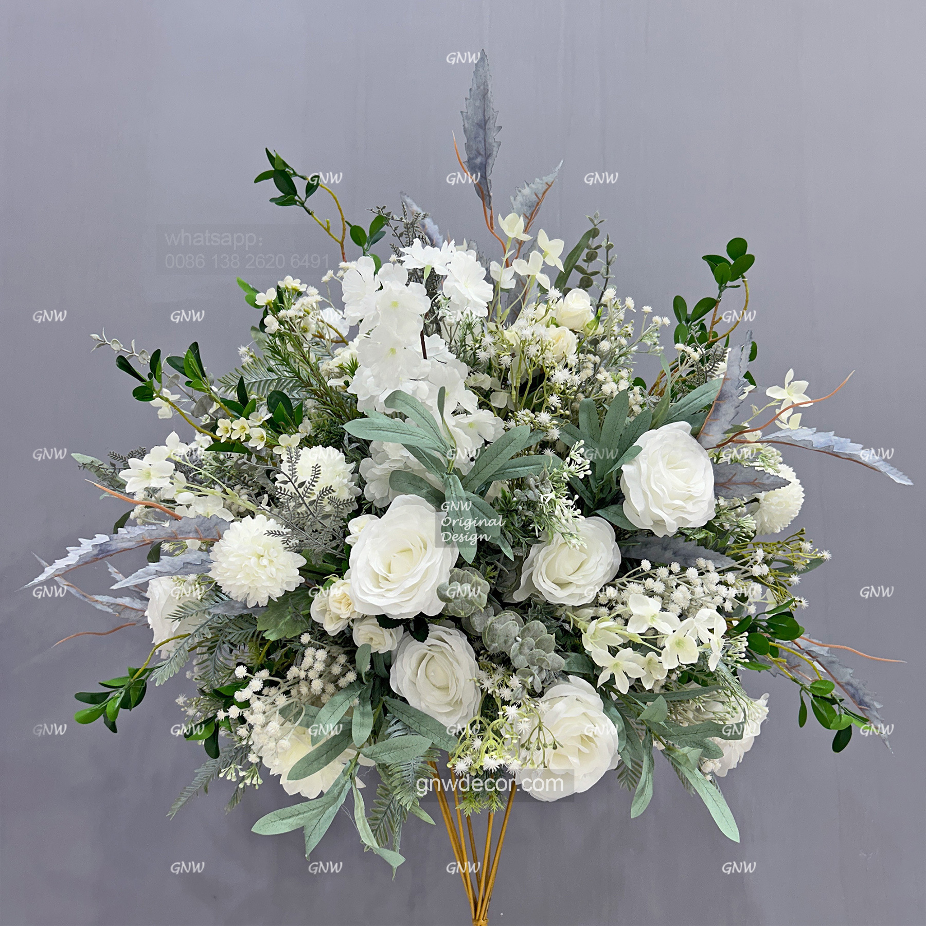 Artificial flower table centerpieces ball  22''
