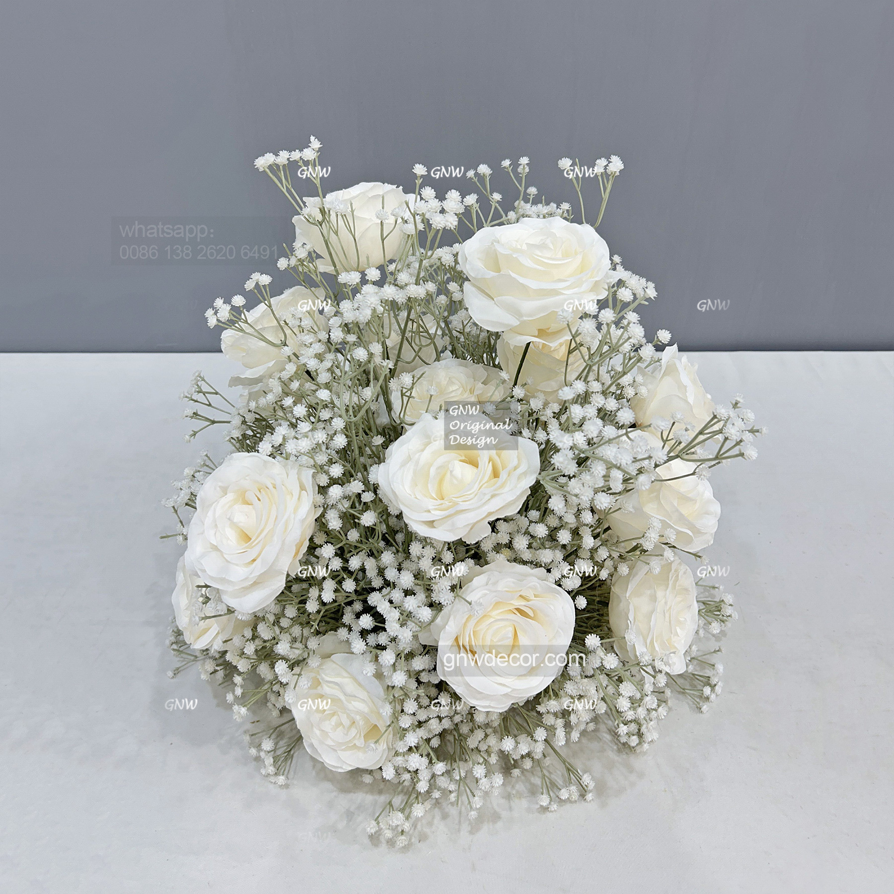 Artificial flower arrangement